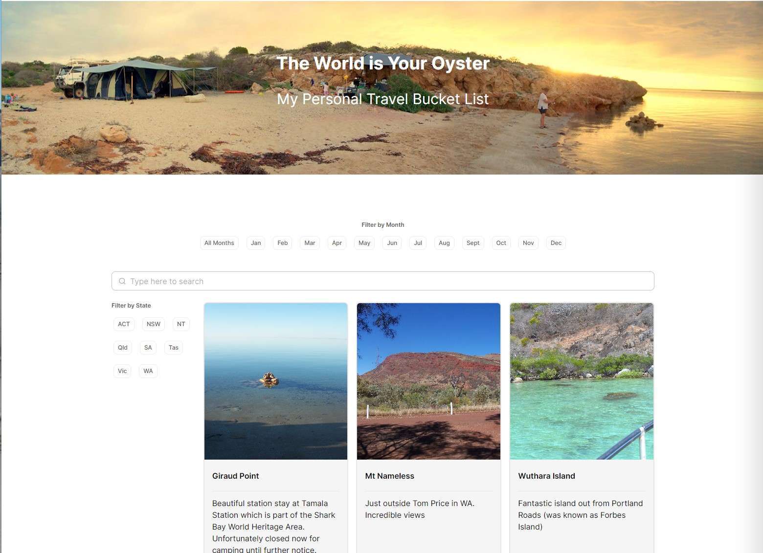 The World Is Your Oyster App