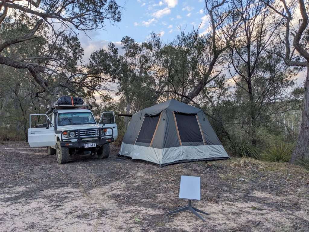 Camping at Oallen Ford