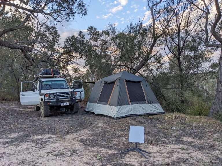 Camping at Oallen Ford