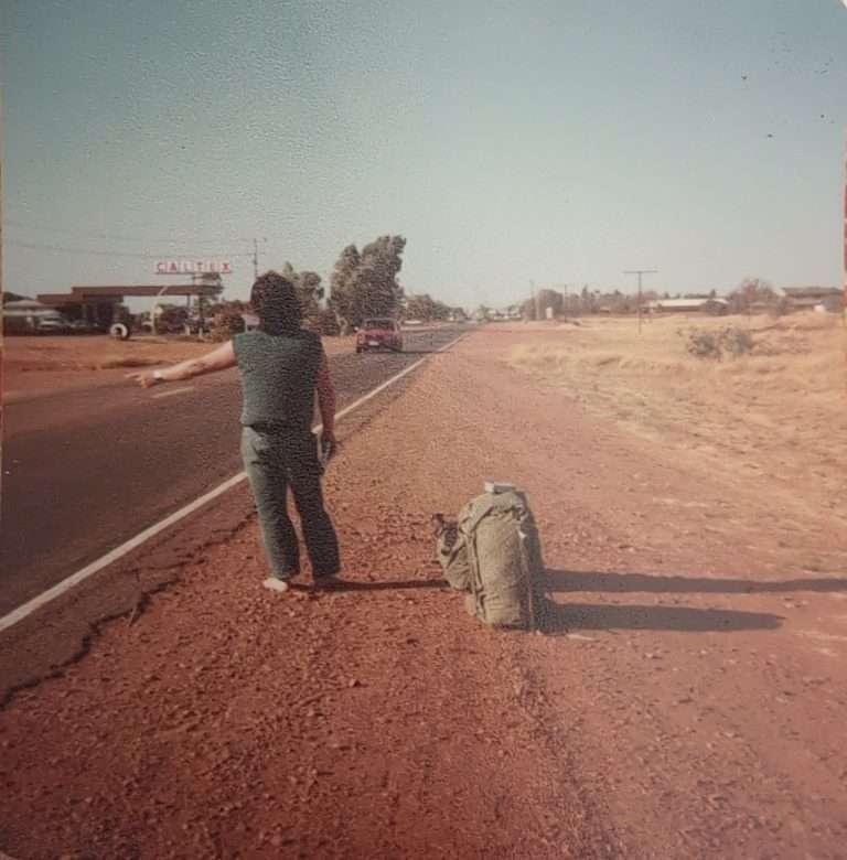 Hitchhiking Tenant Creek Sept 1982